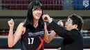 Jung Ho-young yang berusia 22 tahun dan berposisi sebagai middle blocker ini telah membela Daejeon Jungkwanjang Red Sparks sejak musim 2019/2020. Red Sparks menjadi tim profesional pertamanya, setelah sebelumnya hanya membela dua klub tingkat sekolah, yaitu Gwangju Physical Education Middle School dan Sunmyung Girls' High School. (Instagram@red_sparks)
