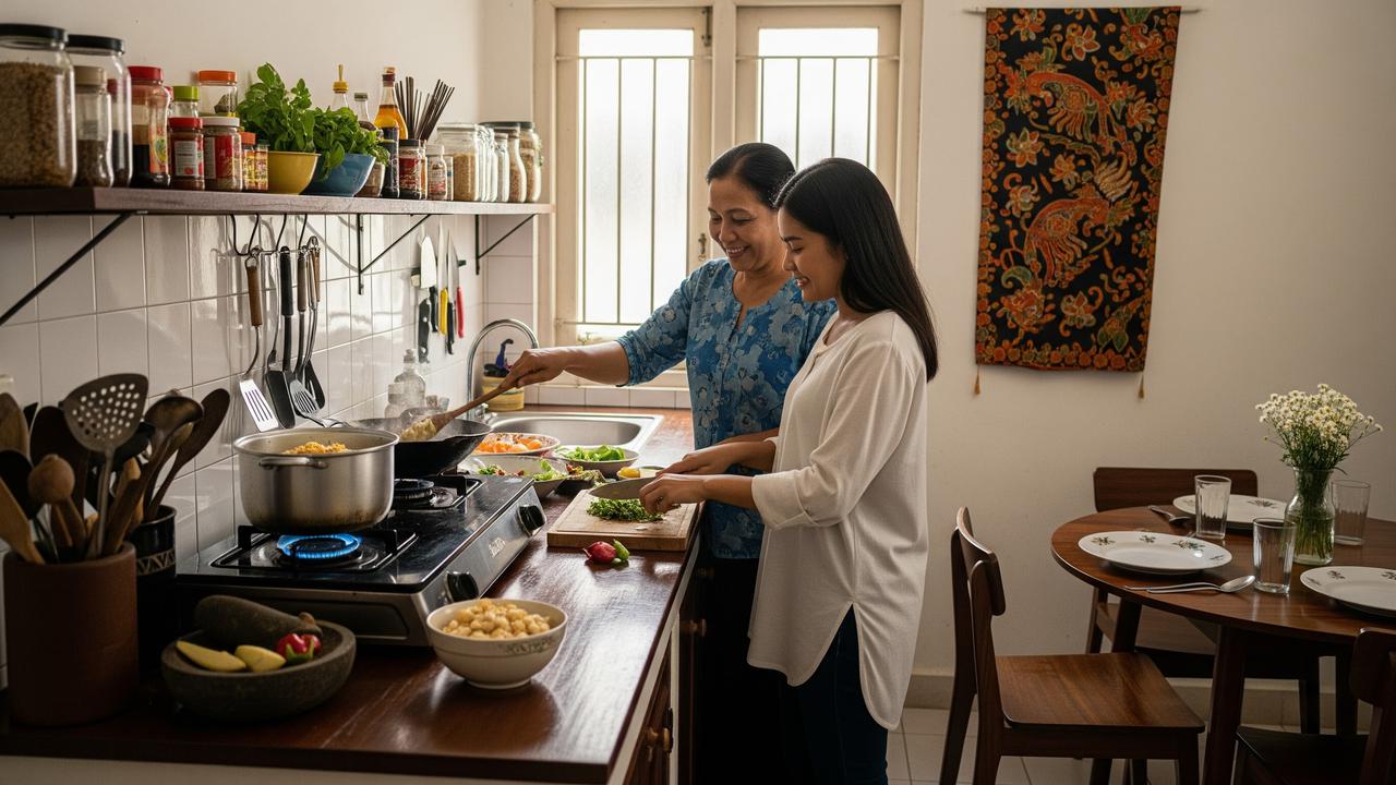 7 Desain Dapur Kecil Tapi Nyaman Dipakai Bersama Mertua, Rapi dan Mudah ...
