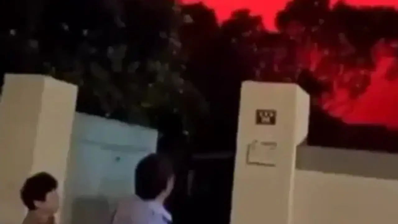 Viral Langit Merah Darah Misterius di China Sebabkan Netizen Panik