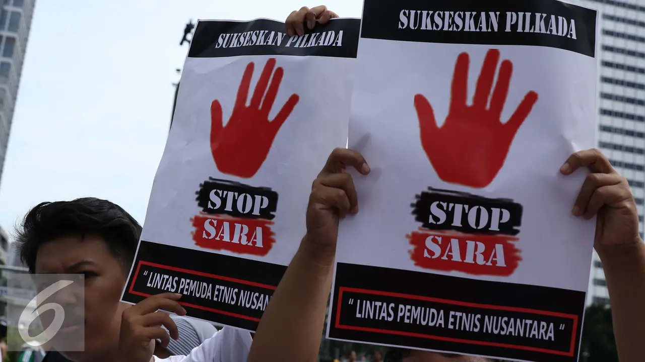 20161009- Pemuda Lintas Etnis Ajak Ajak Warga Hindari Isu SARA-Jakarta- Gempur M Surya