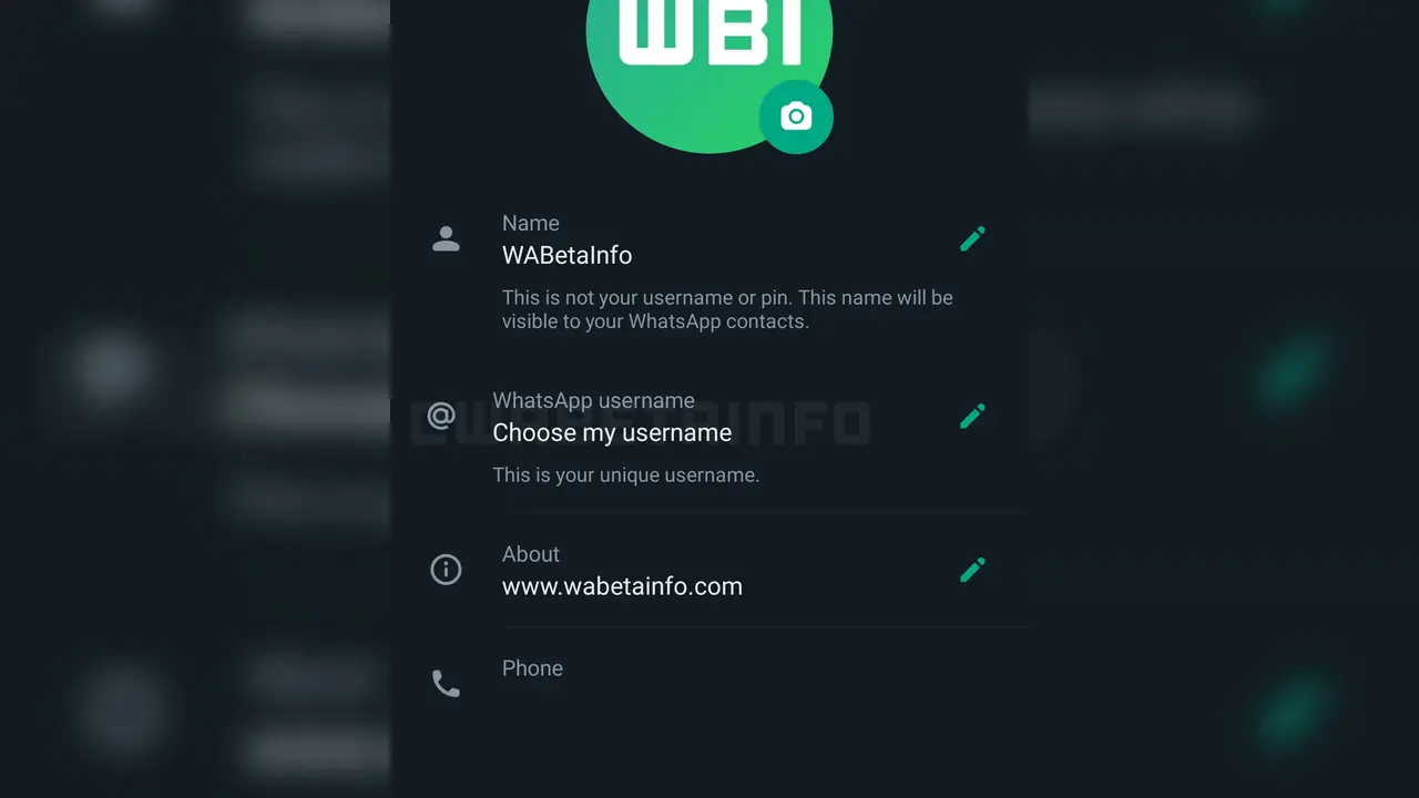 Username WhatsApp