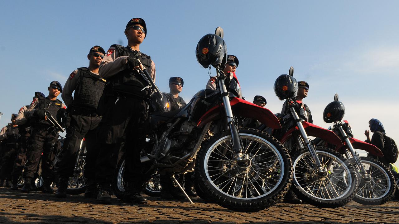 Jelang KAA, Polda Metro Jaya Gelar Apel Pasukan