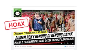 Hoaks seputar Iriana Jokowi.