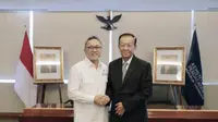 Menteri Perdagangan Zulkifli Hasan menerima kunjungan Ketua Parlemen Thailand Wan Muhammad Noor Matha.