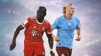 Ilustrasi - Erling Haaland dan Sadio Mane (Bola.com/Bayu Kurniawan Santoso)