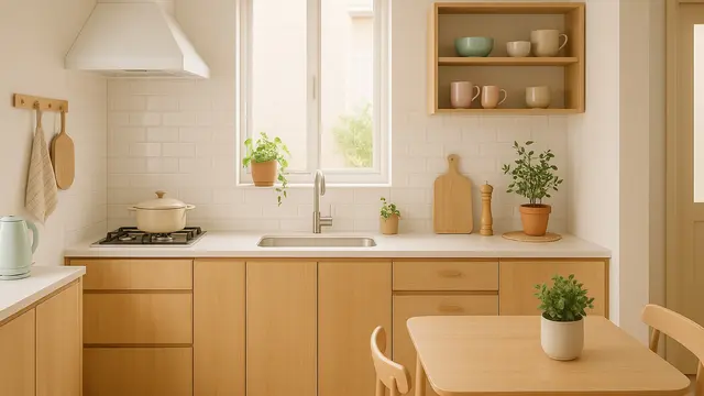 Desain Dapur Rumah Subsidi Type 36 yang Lagi Tren/Ilustrasi oleh AI