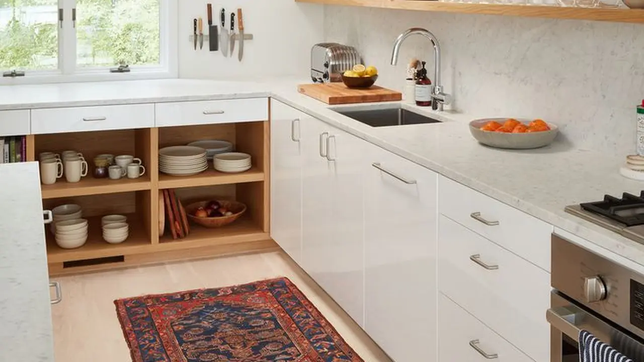Dapur Letter L Minimalis Estetik