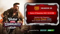 Saksikan Live Streaming Vidio Community Cup PUBGM Season 20 di Vidio, Senin 27 Desember 2021. (Sumber : dok. vidio.com)