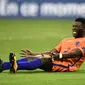 Penampilan apik bersama timnas Belanda menjadi bukti bahwa Timothy Fosu-Mensah layak mendapatkan tempat di skuat Manchester United (MU). (CHRISTOPHE SIMON / AFP)