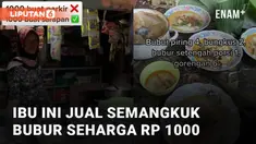 Di tengah bahan-bahan pokok yang semakin hari semakin naik penjual bubur ini masih menjual dagangannya dengan sangat murah