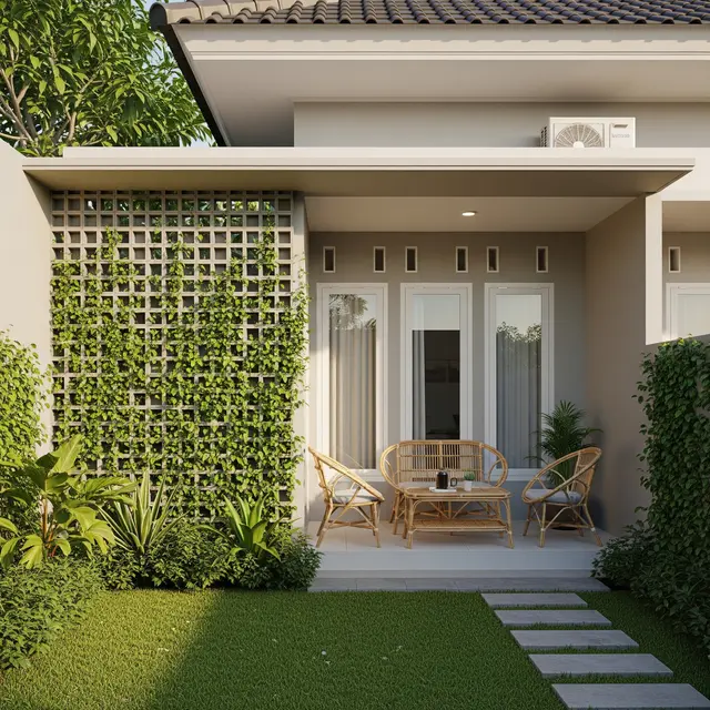 9 Model Rumah Teras Mungil tapi Adem, Nyaman dan Bikin Betah Bersantai
