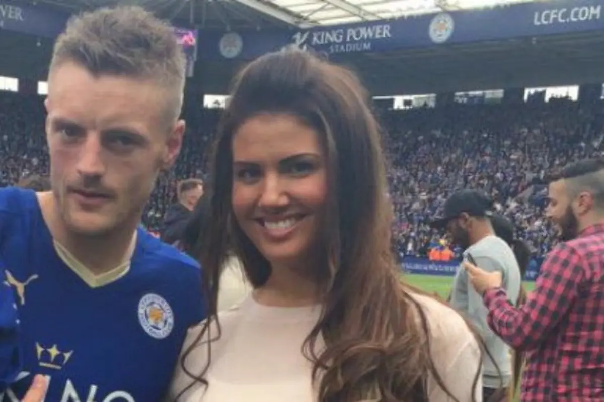 Jamie Vardy dan Rebekah Nicholson (Liputan6.com)