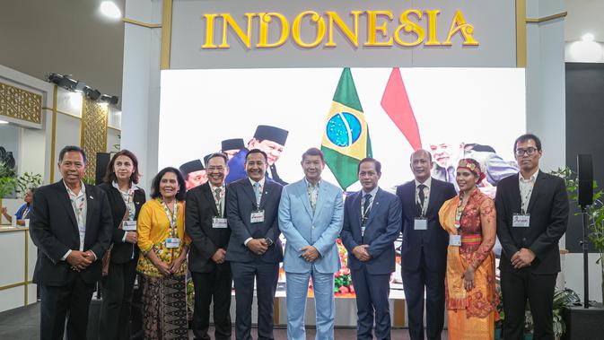 Paviliun Indonesia di COP30 Belem Brasil Dibuka Adik Presiden Prabowo Subianto, Promosikan Pasar Karbon ke Negara-negara Asing