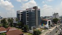 PT Hutama Karya berhasil merampungkan oembangunan gedung Otoritas Jasa Keuangan kantor wilayah Palembang.