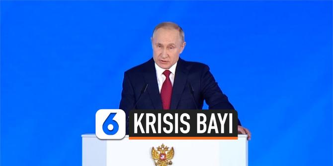 VIDEO: Putin Bakal Beri Rp 103 Juta untuk Perempuan Melahirkan