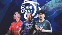 Liga 1 - Ilustrasi Stefano Lilipaly, David Da Silva, Taisei Marukawa (Bola.com/Adreanus Titus)