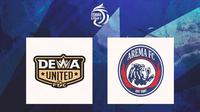 Liga 1 - Dewa United Vs Arema FC (Bola.com/Adreanus Titus)