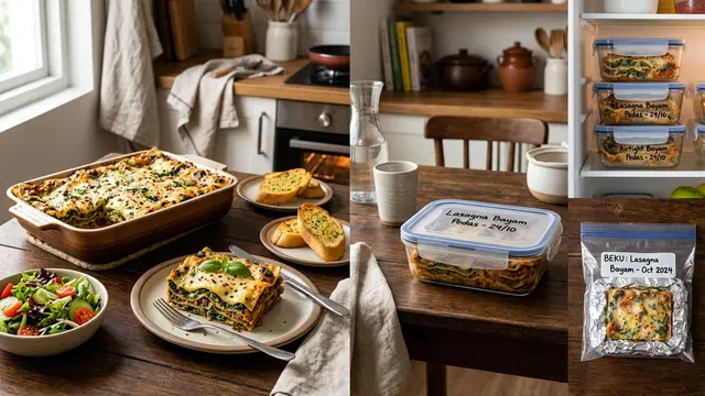 Resep Lasagna Bayam Pedas
