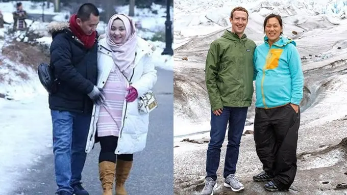 Ini bedanya istri Bos Facebook dan First Travel. (Sumber Foto: Facebook - Instagram)