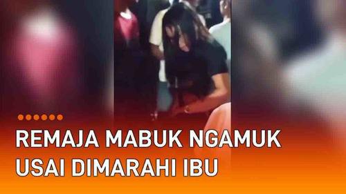 VIDEO: Remaja Mabuk Ngamuk di Konser Dangdut Usai Dimarahi Sang Ibu