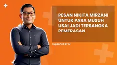 Simak penjelasan pesan Nikita Mirzani untuk para musuh usai jadi tersangka pemerasan di News Flash Showbiz Liputan6.com.