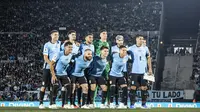 Timnas Uruguay bermain imbang 0-0 Paraguay hari Sabtu pagi WIB. (X/Selecci&oacute;n Uruguaya)