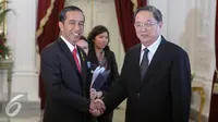 Bertemu Ketua MPR RRT, Jokowi Sinergikan Program Poros Maritim