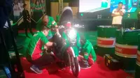 Mekanik Indonesia bertanding di Castrol Asia Pacific Mechanic Contest 2018. (Maria/Liputan6.com)