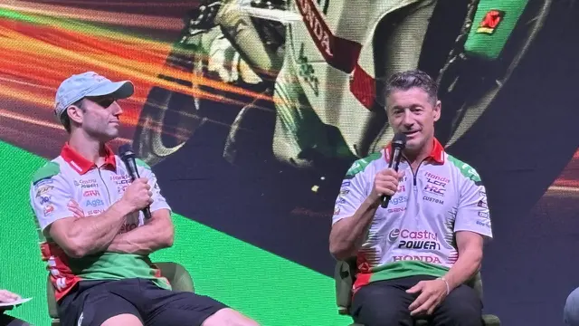 Johann Zarco dan Lucio Cecchinello
