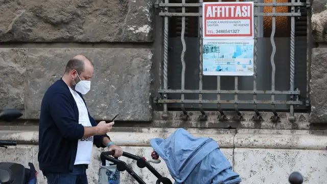 FOTO: Kasus COVID-19 di Italia Tembus Satu Juta