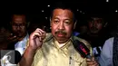 Anggota DPRD Kabupaten Musi Banyuasin (Muba), Islan Hanura usai menjalani pemeriksaan KPK, Jakarta, Rabu (26/8/2015). Islan diperiksa KPK sebagai saksi terkait dugaan suap pembahasan RAPBD 2015 dan LKPJ 2014. (Liputan6.com/Yoppy Renato)