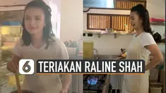 Saat Raline Shah sedang memasak ada momen yang menjadi sorotan warganet.