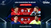 Jadwal Liga Champions, Kamis 18 Maret 2021. (Sumber : dok. vidio.com)