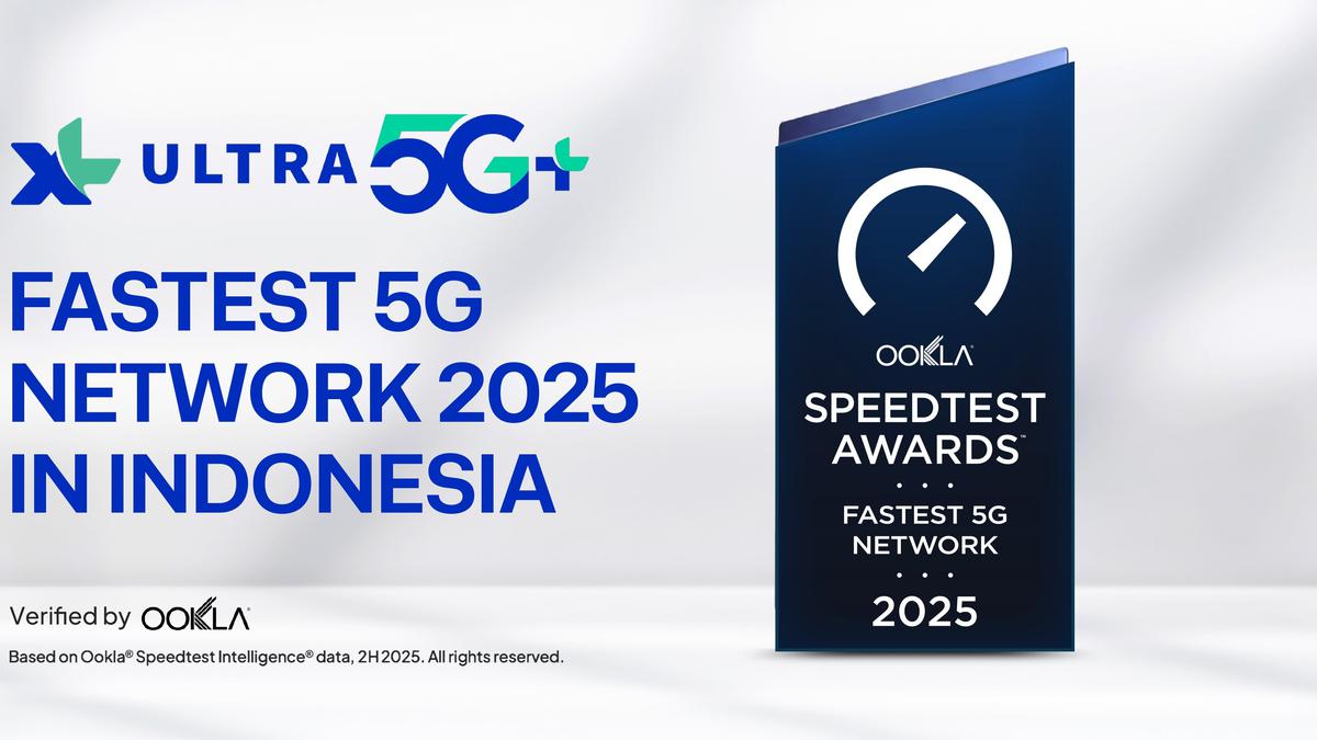 Rebut Tahta! XL Ultra 5G+ Dinobatkan Sebagai Jaringan 5G Tercepat di Indonesia versi OOKLA Speed Test