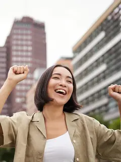 Ilustrasi Vibes Wanita Positif