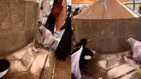 Jemaah Haji Mencuci Baju Pakai Air Zamzam Dekat Masjidil Haram, Warganet: Ibu Saya Menangis Lihatnya (Tangkapan Layar TikTok/erwinismailkohler)