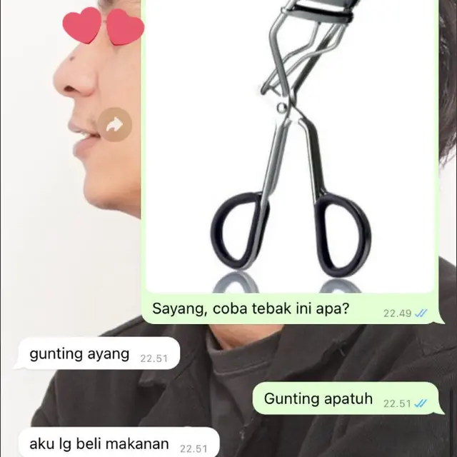 6 Chat Jawaban Cowok Ketika Ditanya Soal Penjepit Bulu Mata Ini Kocak