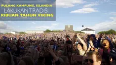Usai kembali dari Prancis, para pemain Islandia berkumpul di Reykjavik bersama ribuan fans untuk bertepuk tangan ala Viking.