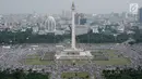 Umat muslim mengikuti aksi reuni 212 di Lapangan Monas, Jakarta, Minggu (2/12). Penyelenggaraan reuni ini merupakan kali kedua setelah juga dilakukan pada 2017. (Merdeka.com/Iqbal S. Nugroho)