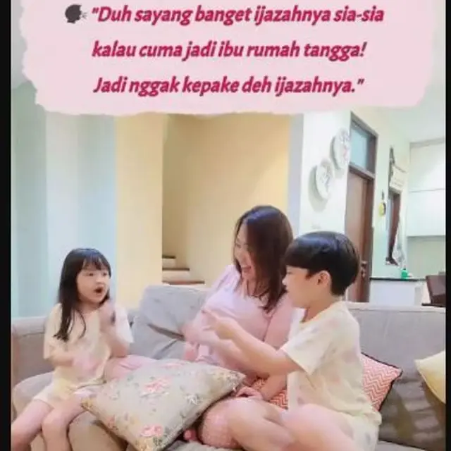 Dicibir Warganet Punya Ijazah tapi Jadi Ibu Rumah Tangga, Ibu Dua Anak Beri Jawaban Menohok