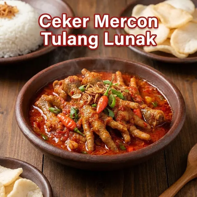 Ceker mercon tulang lunak (Gemini AI)