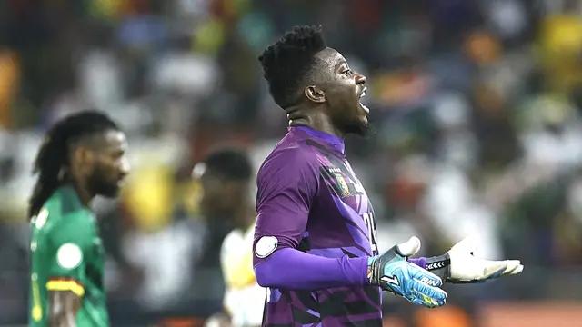 Foto: Performa Buruk Andre Onana Berlanjut di Timnas, Kamerun Digulung Senegal di Piala Adrika