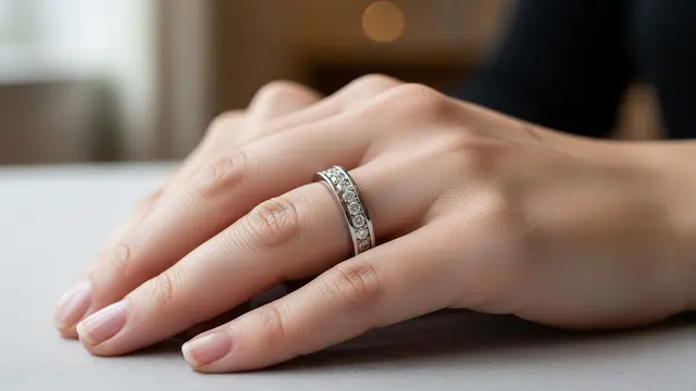 Model Cincin Nikah Klasik Elegan 2025/ Ilustrasi AI