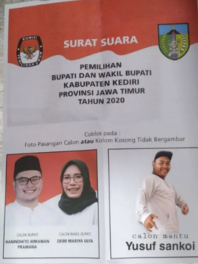 10 Potret Kocak Surat Suara Pilkada Dicoret Tangan Usil Pemilih