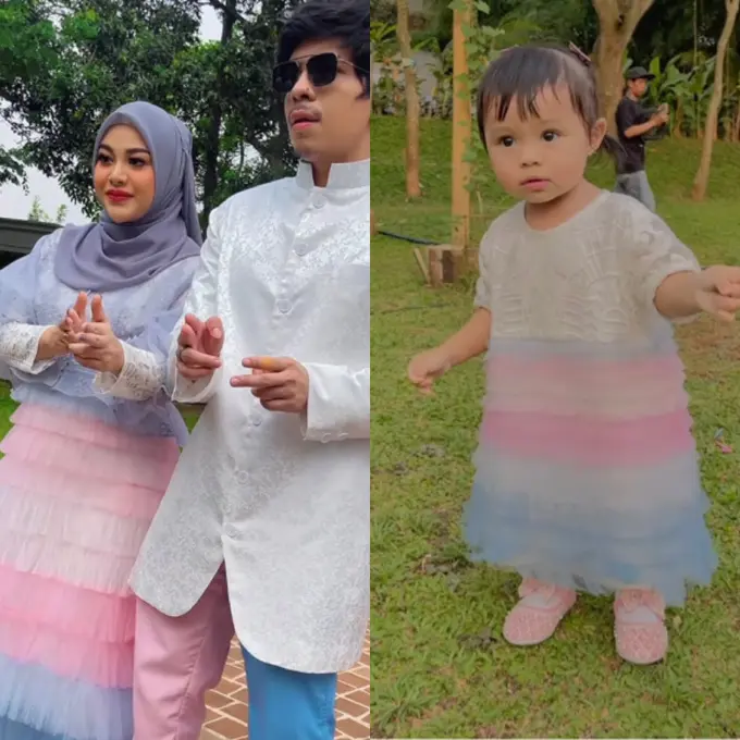 Penampilan Ameena anak Aurel Hermansyah