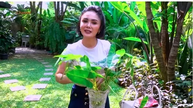 Miliki Rumah Asri, Ini 7 Potret Yuni Shara dengan Tanaman Kesayangan