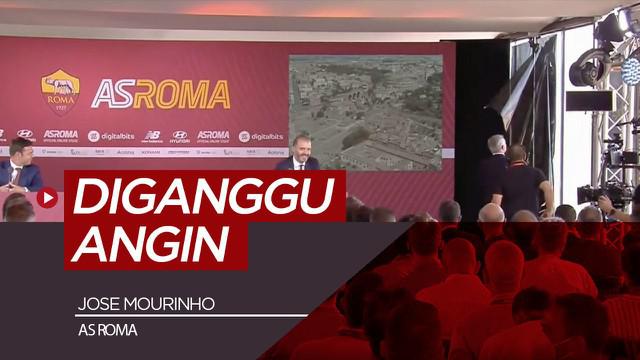 Berita video konferensi Pers Jose Mourinho sebagai manajer baru AS Roma, Kamis (8/7/21).
