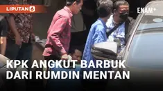KPK Angkut Sejumlah Barang Bukti Usai Geledak Rumah Dinas Mentan Syahrul Yasin Limpo