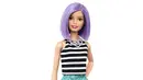 Contoh Barbie dengan tubuh tinggi terlihat dalam foto yang dirilis oleh Mattel, Kamis (28/1). 2016, perusahaan yang mengeluarkan boneka legendaris, Mattel, akan mengeluarkan Barbie dengan tiga bentuk tubuh baru. (REUTERS/Mattel)