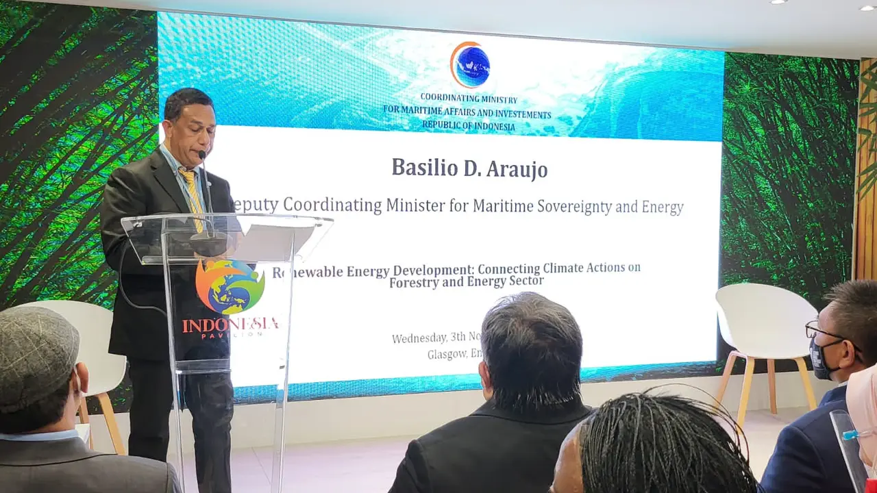 Pemerintah Janjikan Komitmen Indonesia Jalankan Energi Terbarukan di Glasgow